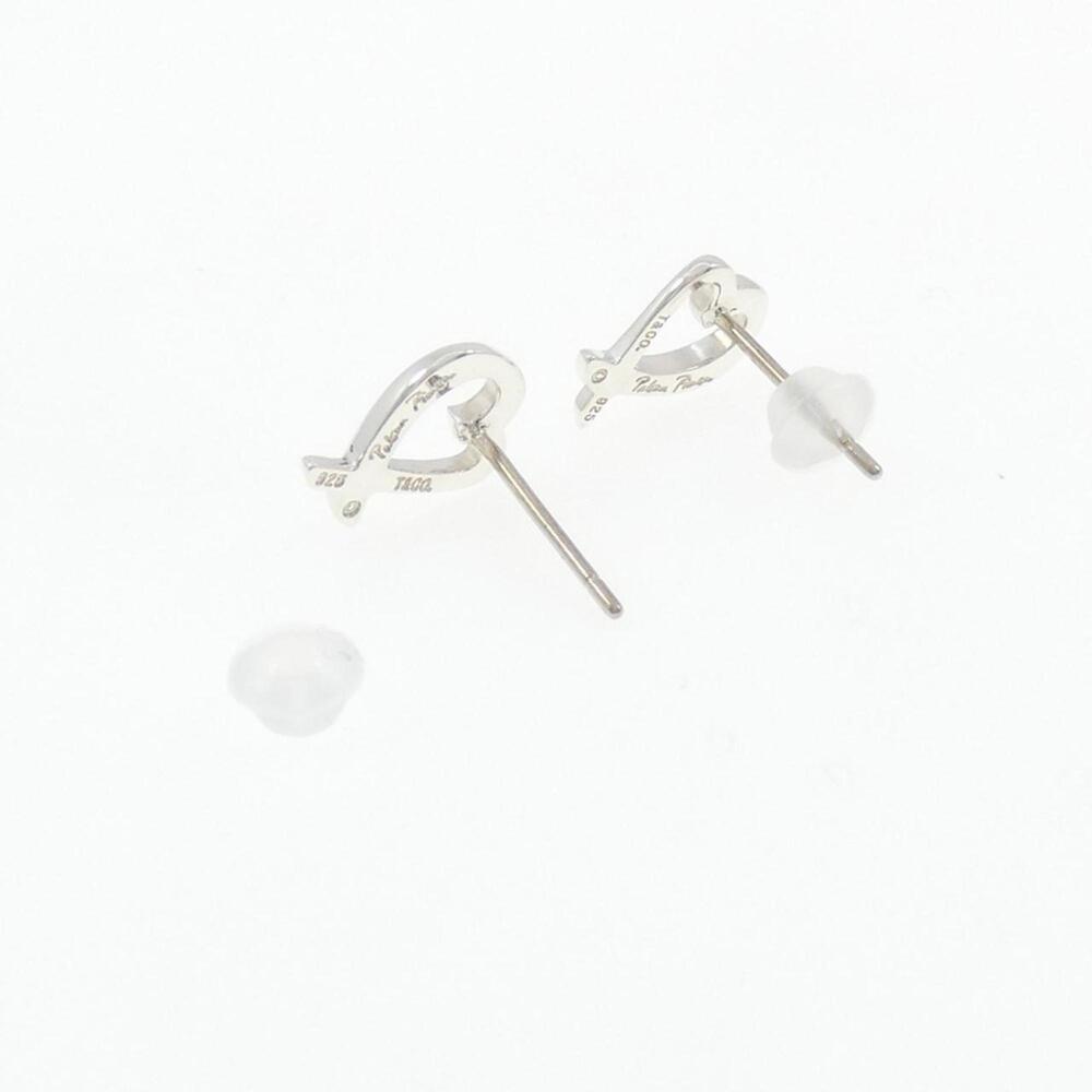 TIFFANY Silver Heart Earrings - Picture 3 of 4